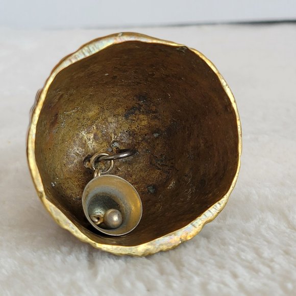 Antique Victorian Lady Brass Bell - Picture 4 of 7